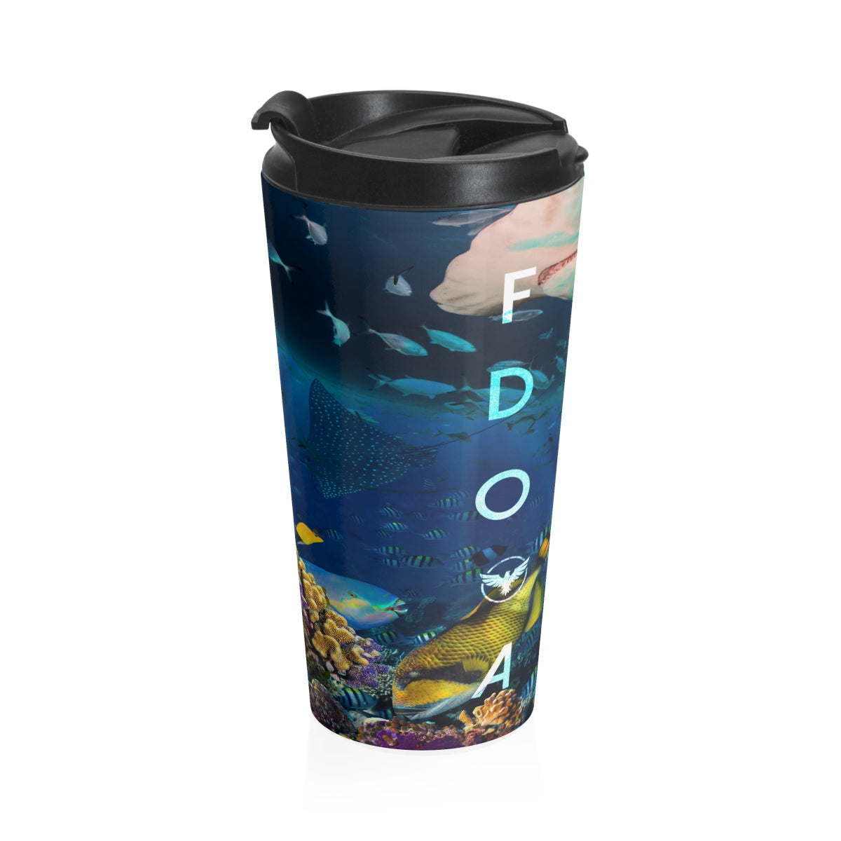 Ocean Life Stainless Steel Travel Mug FIND YOUR COAST  CO