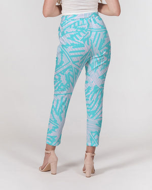 Women's Palm Caye Belted Tapered Pants FIND YOUR COAST  CO
