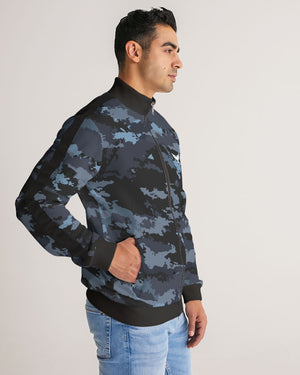 Men's Coast Camo Track Jacket w/Striped-Sleeve FIND YOUR COAST  CO