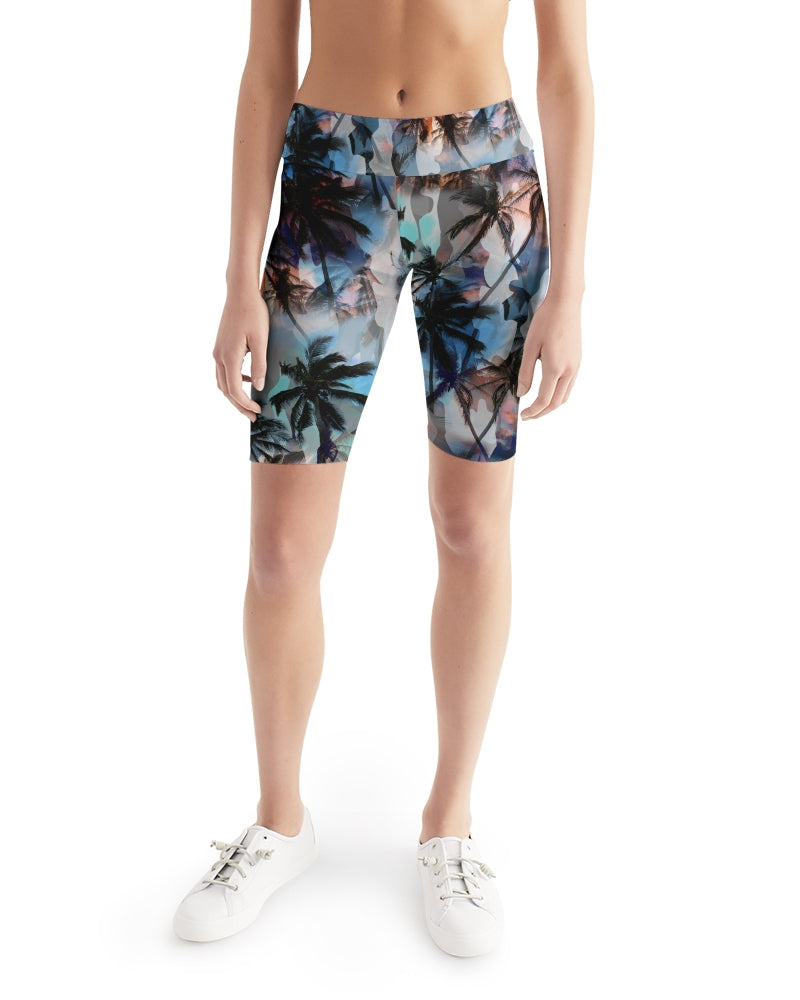 Women's Active Comfort Ancient City Mid-Rise Bike Shorts FIND YOUR COAST  CO