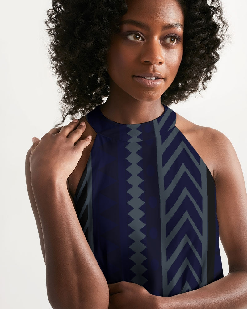 Find Your Coast One-Way Casual Halter Dress S Find Your Coast One-Way Casual Halter Dress S