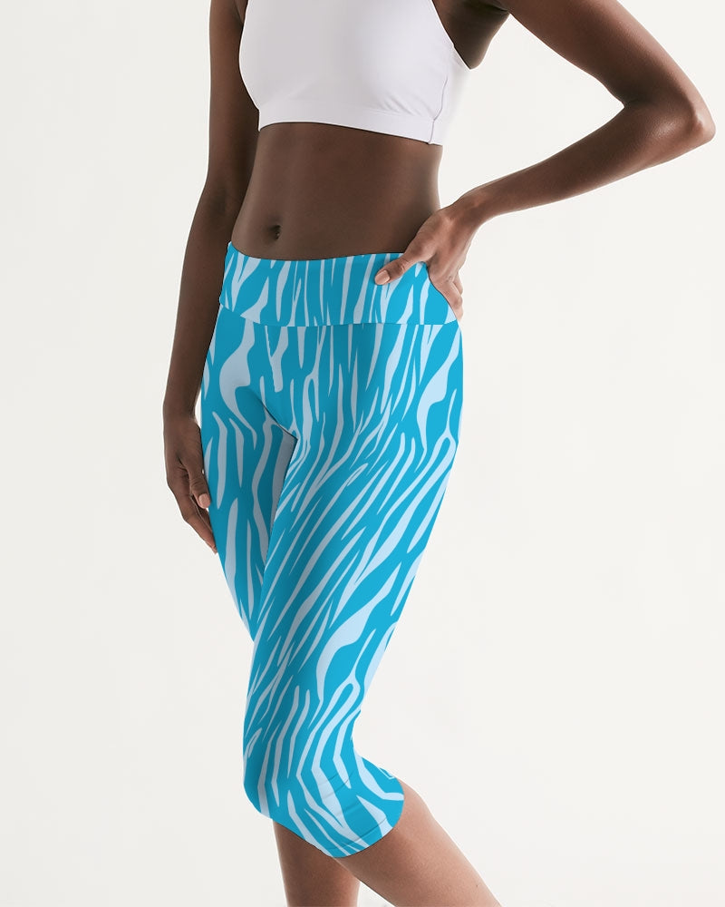 Women's Active Comfort Sea Bay Mid-Rise Capri Leggings FIND YOUR COAST  CO