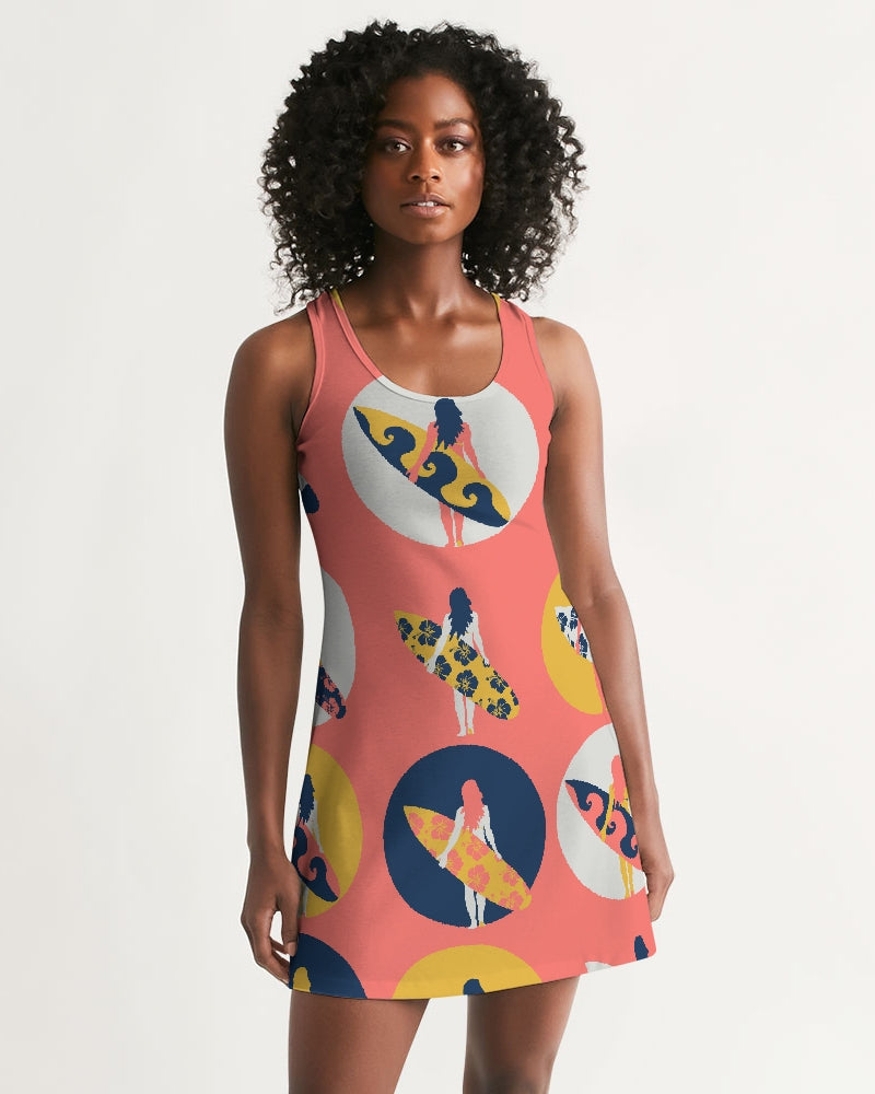 women's surf dresses Find Your Coast Surfer Girl Racerback Dress S