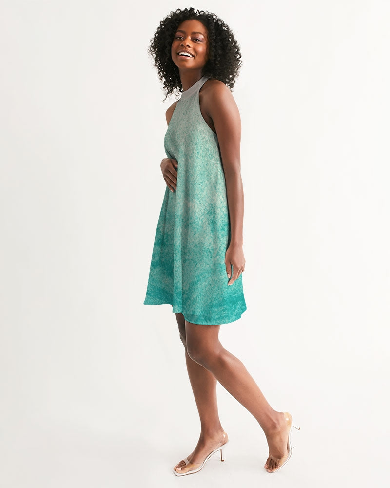 Find Your Coast Bottoms Up Casual Halter Dress Find Your Coast Bottoms Up Casual Halter Dress