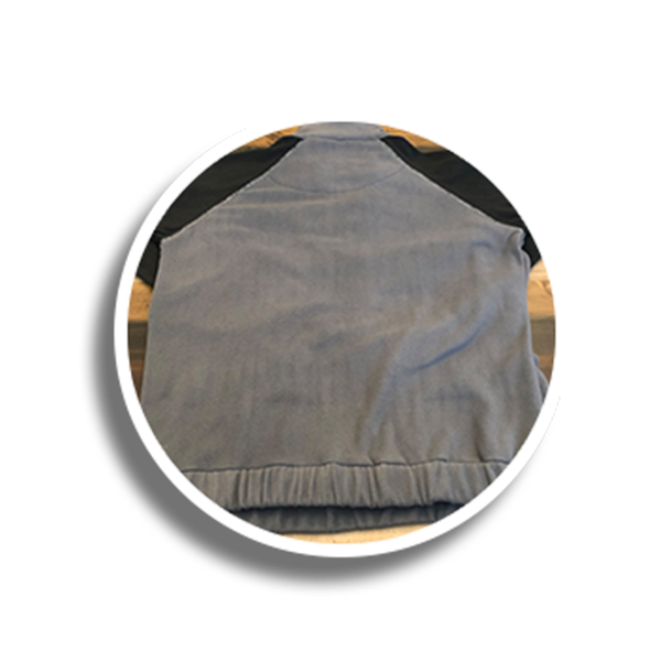 Men's FYC First Light Polar Fleece Black Long Sleeve 1/4 Zip Raglan FIND YOUR COAST  CO