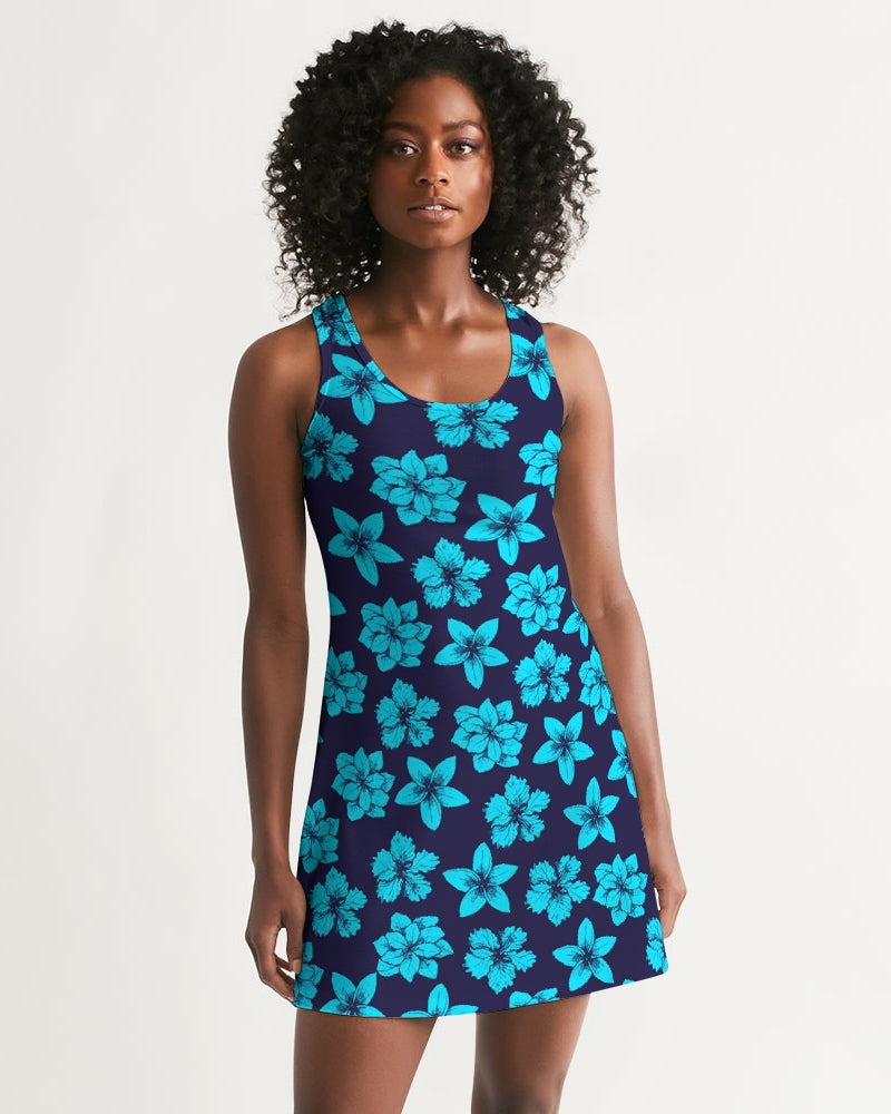 coast blue floral dress Coast Women's Organza Floral Placement Lace Trim Midaxi Dress in Light Blue