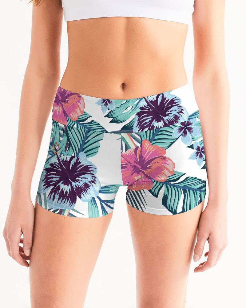 Women's Active Comfort Tropics Mid-Rise Yoga Shorts FIND YOUR COAST  CO