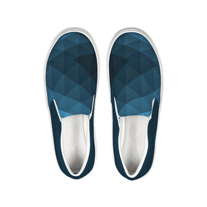 Men's Blue Venturer Casual Canvas Slip-On Shoe FIND YOUR COAST  CO