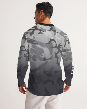 Men's Camo Live Free Long Sleeve Fishing Jersey FIND YOUR COAST  CO