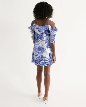 Women's Pacific Supply Open Shoulder A-Line Dress FIND YOUR COAST  CO