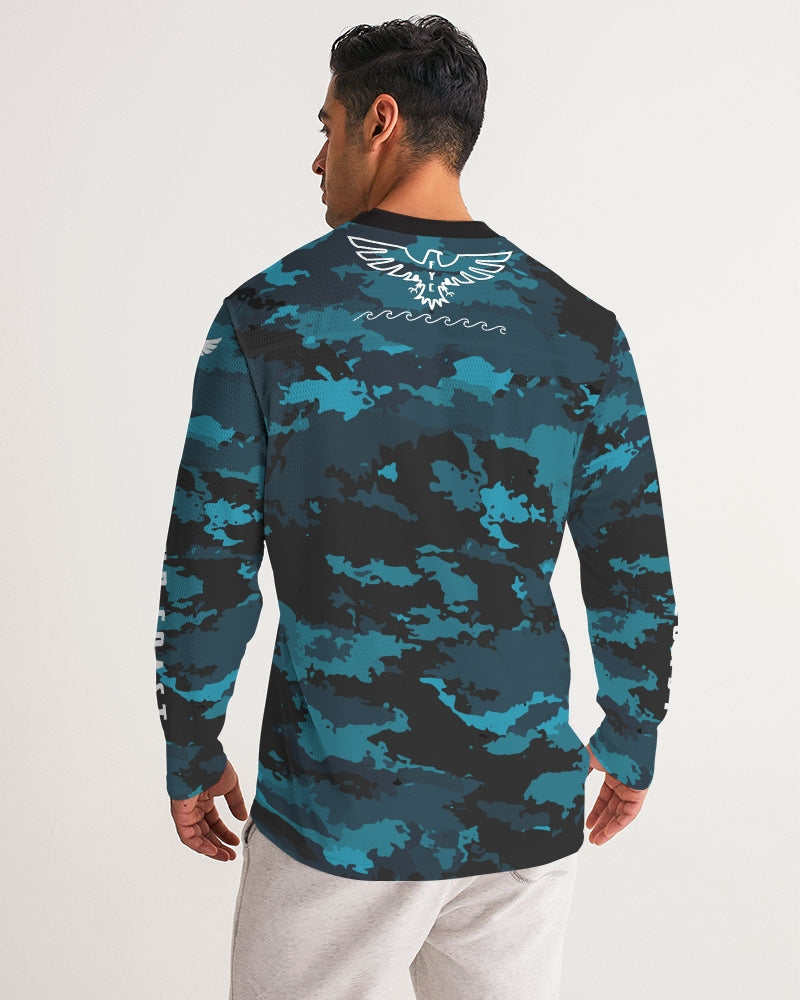 Men's FYC Ocean Camo On The Water Fishing Jersey - FIND YOUR COAST CO