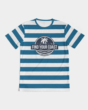 Find Your Coast® Striped Summer Coastal Tee