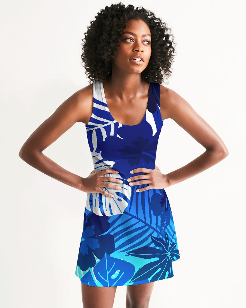 casual racerback dress Geometric Racerback Dress for Women