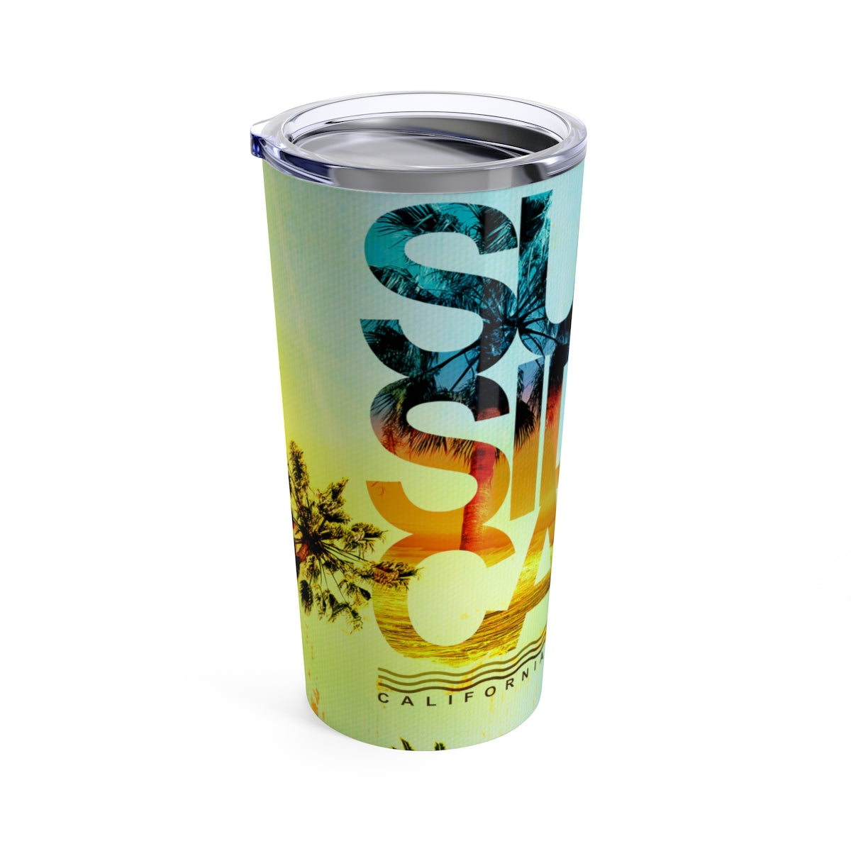 FYC Life Stainless Steel Surf Side 20 oz Tumbler FIND YOUR COAST  CO