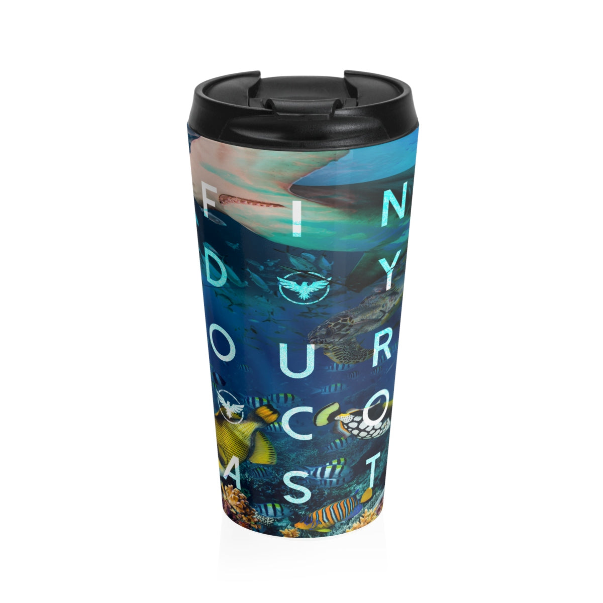 Ocean Life Stainless Steel Travel Mug FIND YOUR COAST  CO