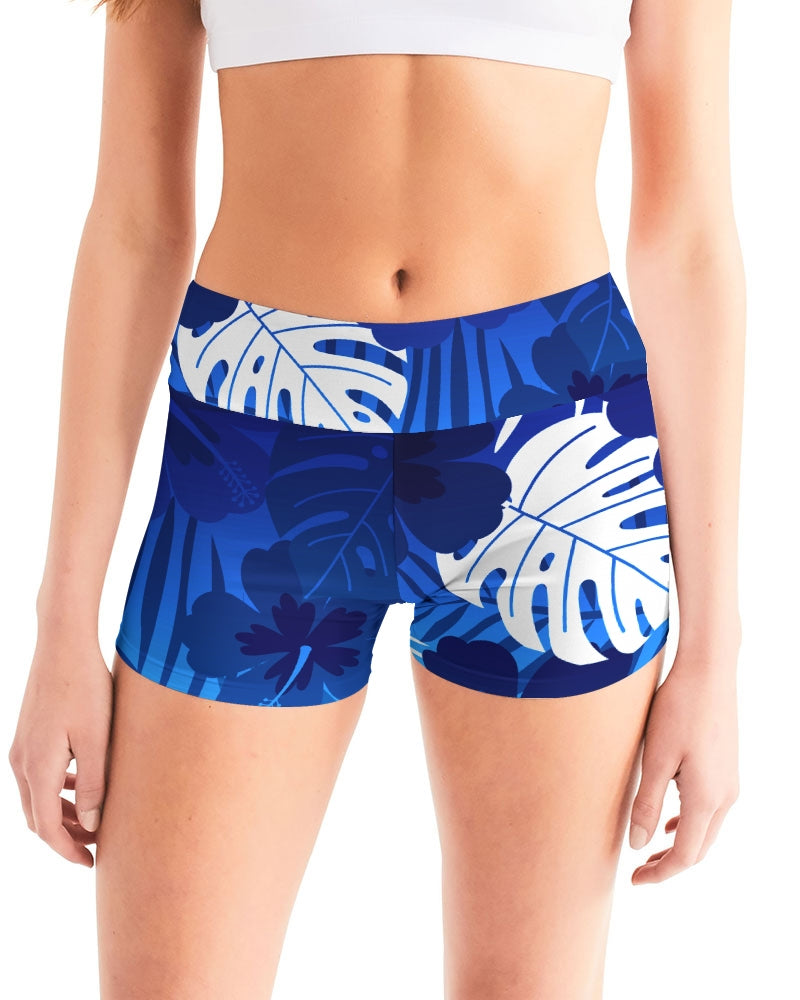 Women's Active Comfort Cayman Mid-Rise Yoga Shorts FIND YOUR COAST  CO