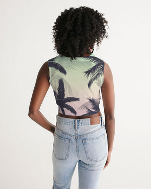Women's Sunset Twist-Front Tank FIND YOUR COAST  CO