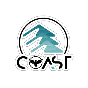 FYC Kiss-Cut Mountains to Coast Stickers FIND YOUR COAST  CO