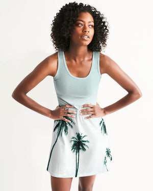 Women's Palm Sunday Casual and Fun Racerback Dress FIND YOUR COAST  CO