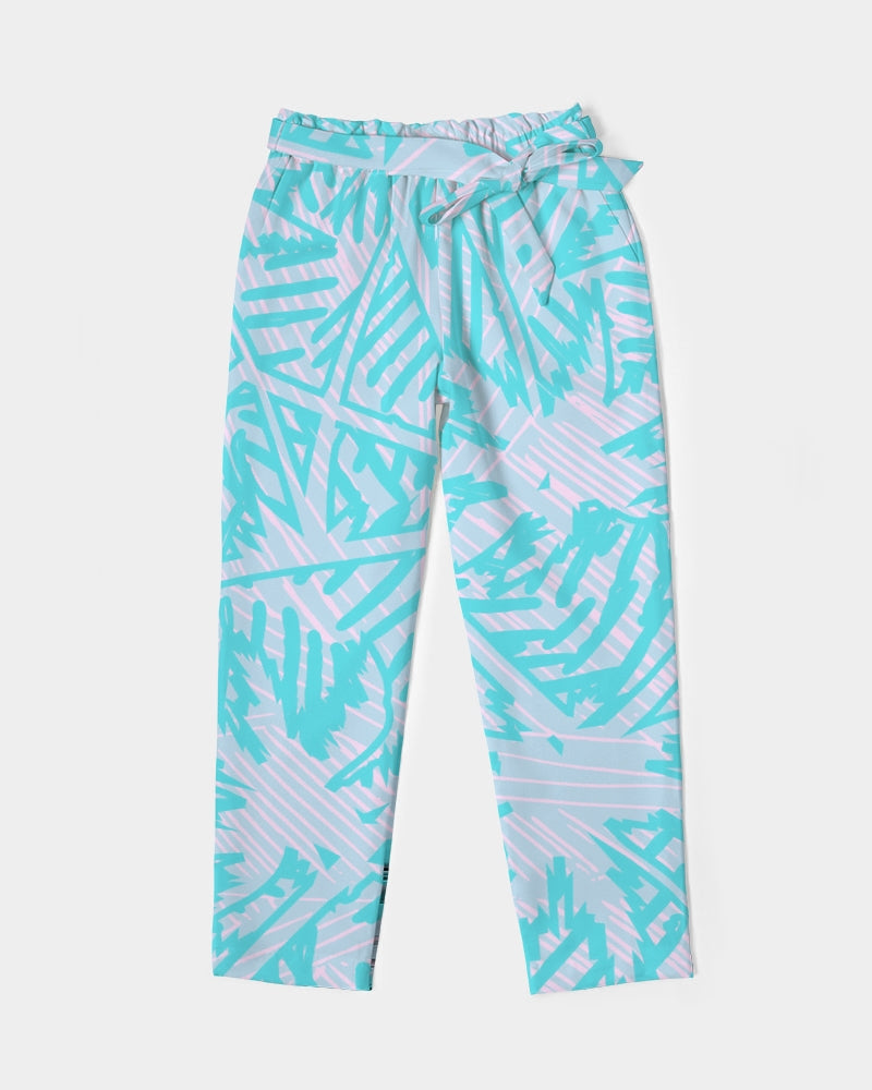 Women's Palm Caye Belted Tapered Pants FIND YOUR COAST  CO