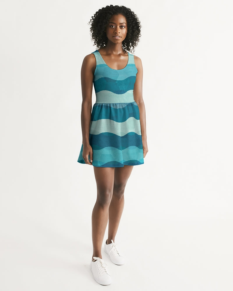Find Your Coast Beaches Scoop Neck Skater Dress XL