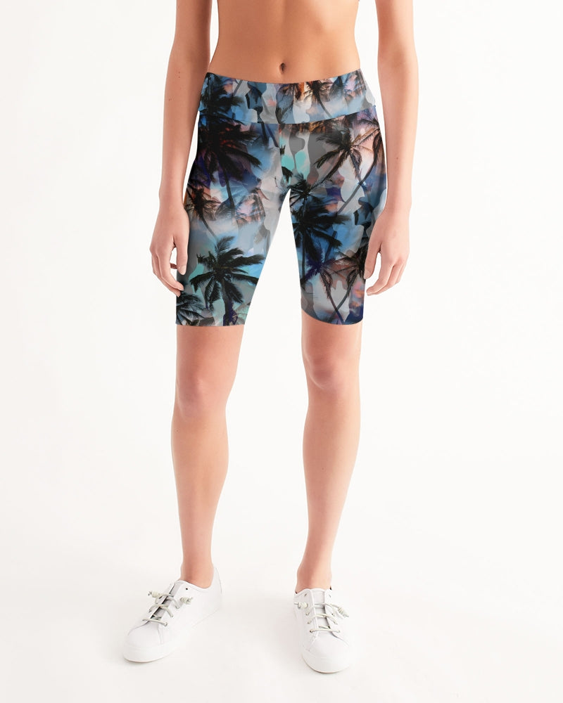 Women's Active Comfort Ancient City Mid-Rise Bike Shorts FIND YOUR COAST  CO