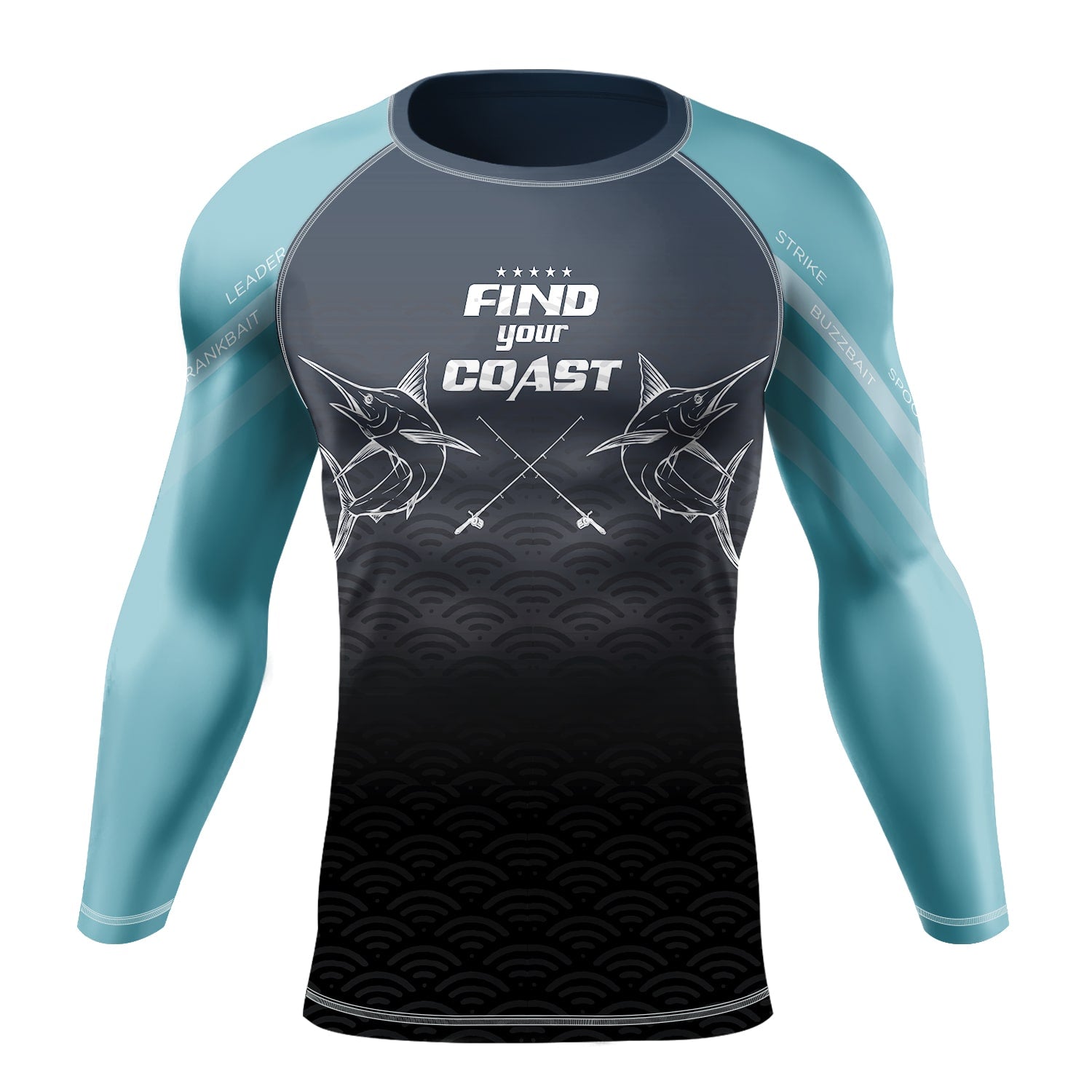Find Your Coast® Offshore Fishing UPF Rash Guard