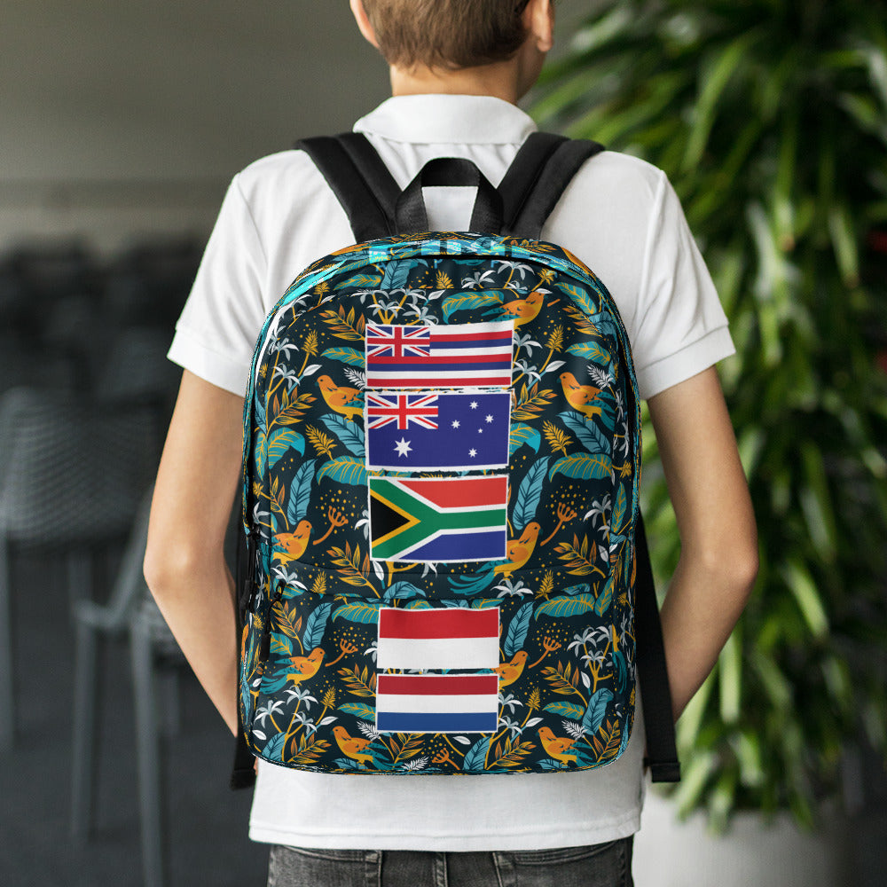 Find Your Coast Adventure Traveler Water Resistant Backpack FIND YOUR COAST  CO