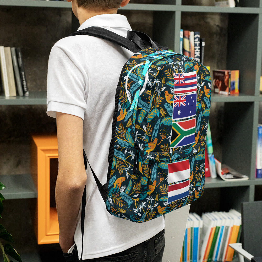 Find Your Coast Adventure Traveler Water Resistant Backpack FIND YOUR COAST  CO