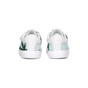 Find Your Coast Kids Canvas Palm Tree Velcro Sneaker Shoes FIND YOUR COAST  CO