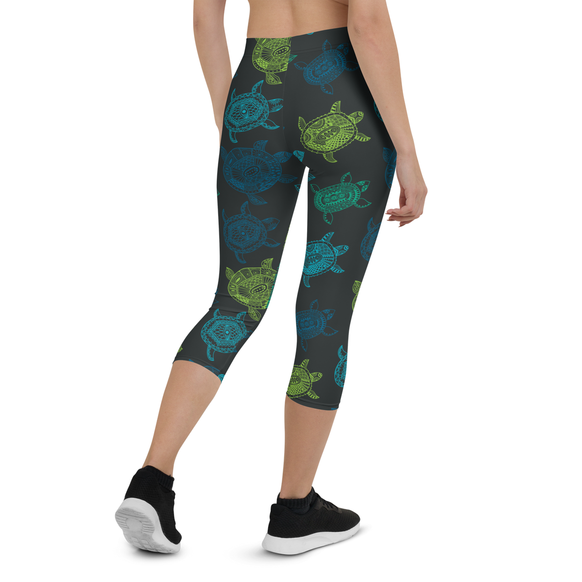 Women's All Day Comfort Turtle Capri Leggings FIND YOUR COAST  CO