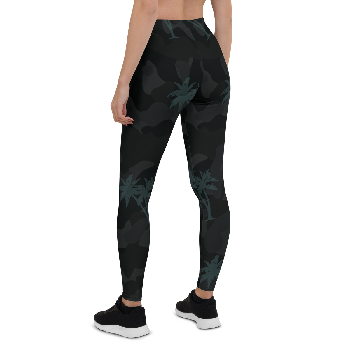 Women's All Day Comfort Full Length Palm Camo Leggings FIND YOUR COAST  CO