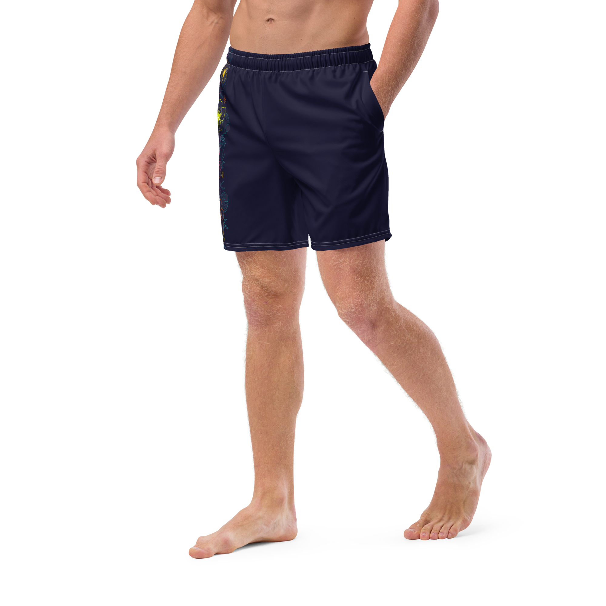 Men's Aloha Jollies Recycled Mid-Length UPF 50+ Swim Shorts FIND YOUR COAST  CO
