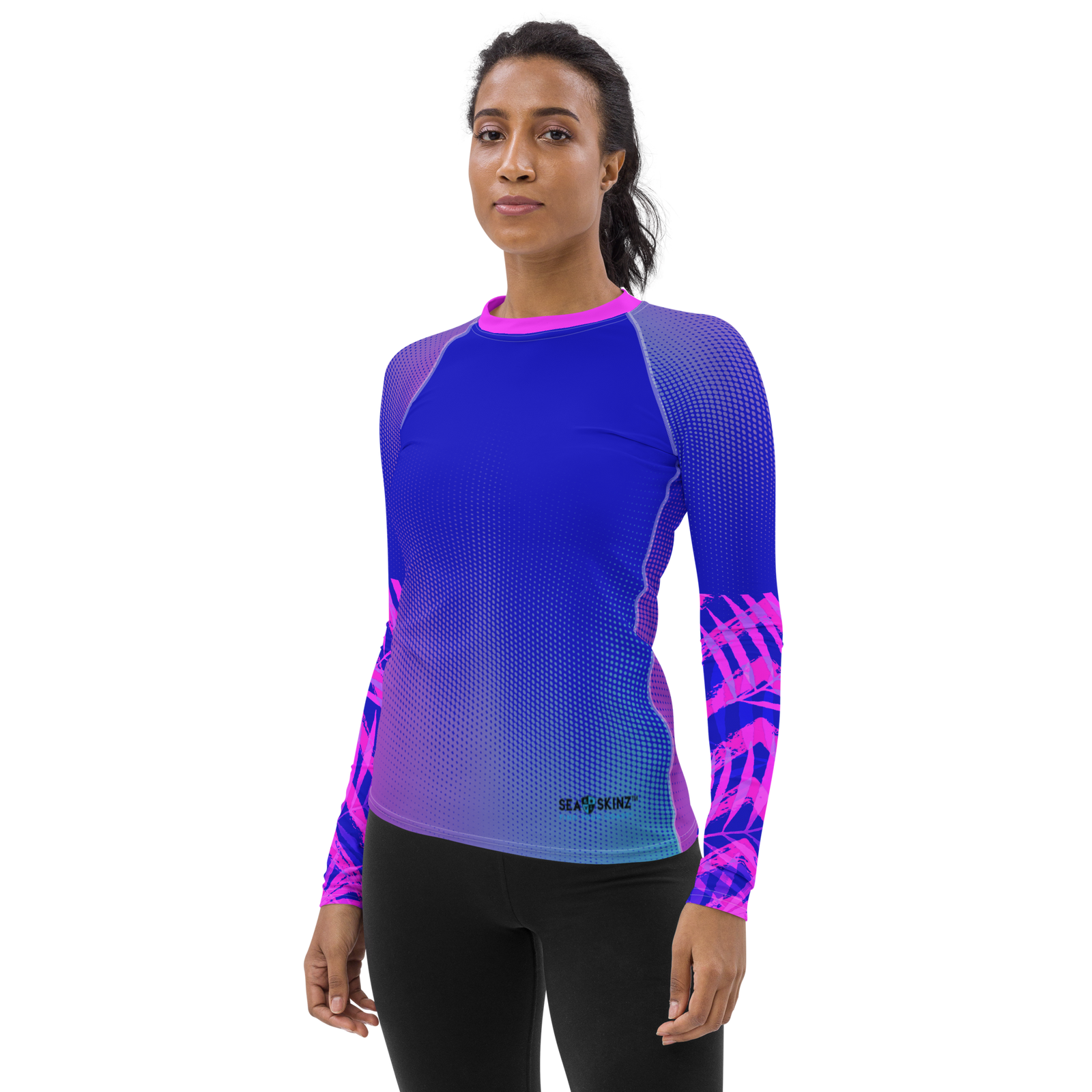 Find Your Coast® Speckled Palm Rash Guard UPF 50+