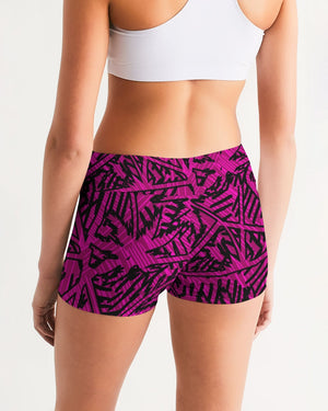 Women's Active Comfort Palm Caye Mid-Rise Yoga Shorts FIND YOUR COAST  CO