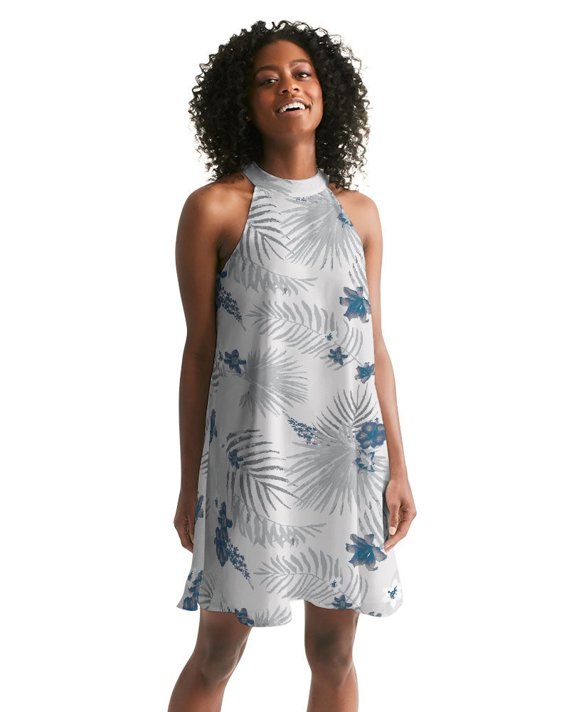 Women's Palm Soul Casual Halter Dress FIND YOUR COAST  CO