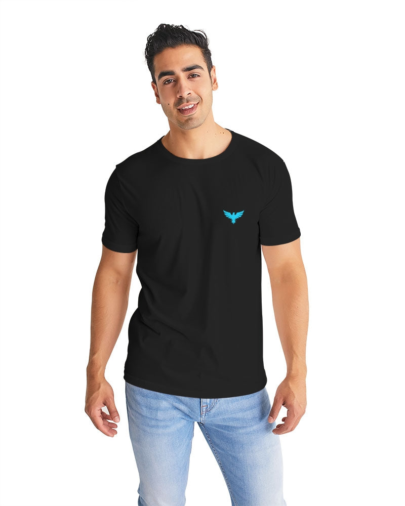 Men's Harvard Stripe Performance Black Crewneck Shirt FIND YOUR COAST  CO