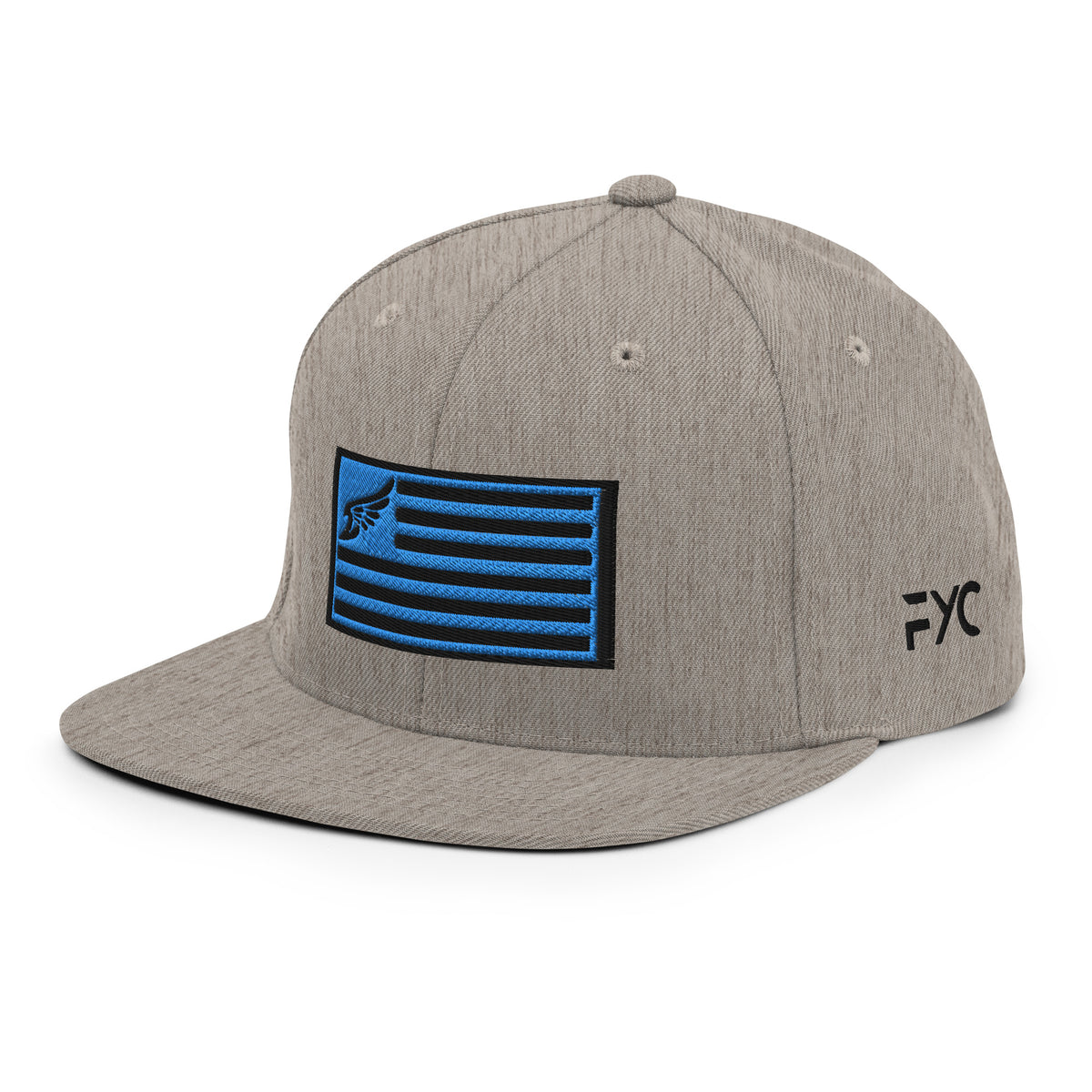 Find Your Coast® Ocean Heather Grey Snapback Hat