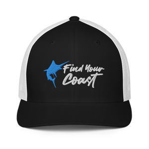 FYC Fishing Closed Back Flexfit Mid Profile Trucker Hat FIND YOUR COAST  CO