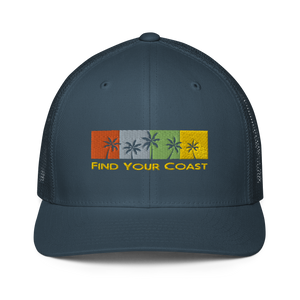 FYC Flexfit Fitted Mid Profile Trucker Hat FIND YOUR COAST  CO