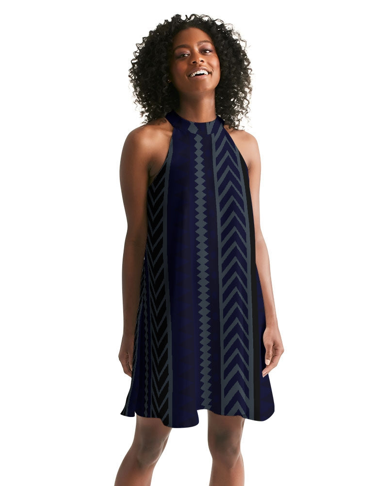 Find Your Coast One-Way Casual Halter Dress S Find Your Coast One-Way Casual Halter Dress S