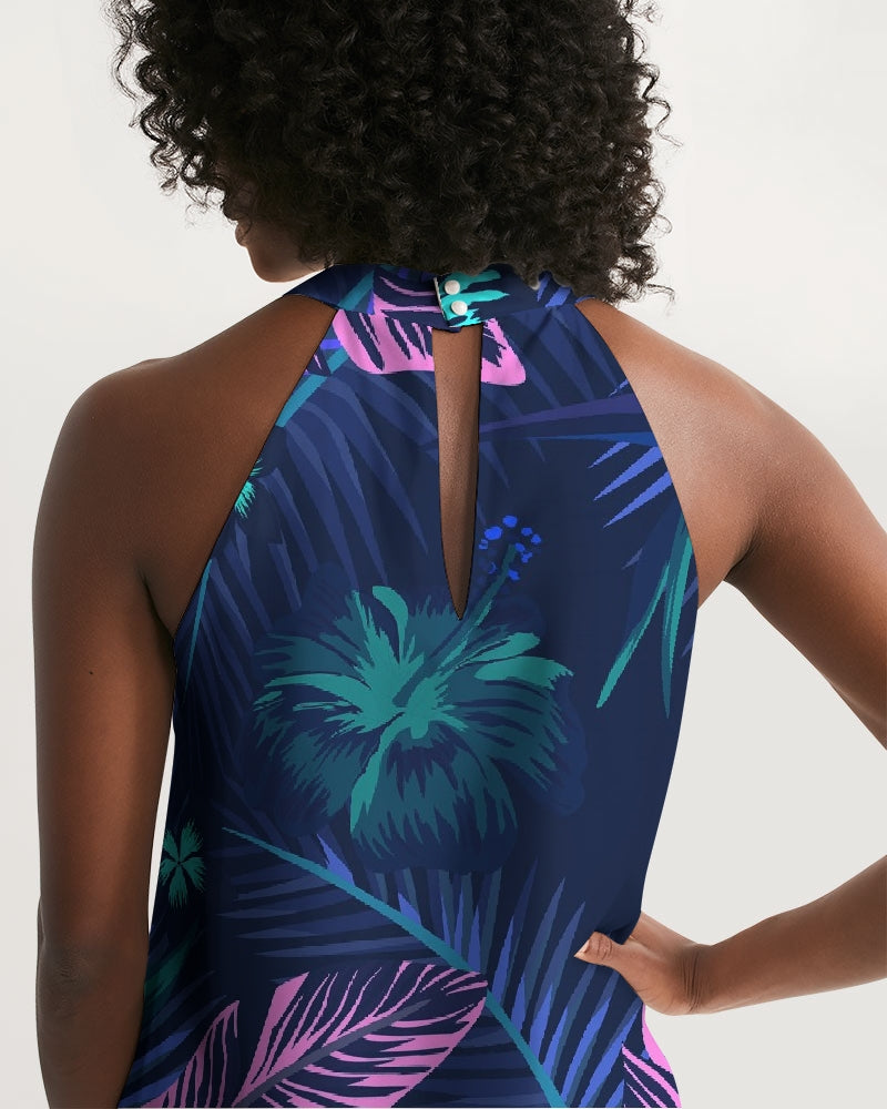 Find Your Coast Veronica Casual Halter Dress M Find Your Coast Veronica Casual Halter Dress M