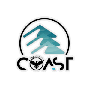 FYC Kiss-Cut Mountains to Coast Stickers FIND YOUR COAST  CO