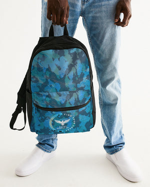 Find Your Coast Ocean Camo Small Canvas Backpack FIND YOUR COAST  CO