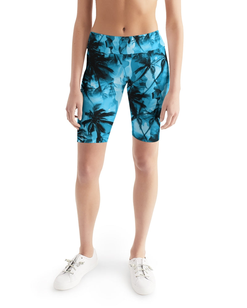 Women's Active Comfort Ancient City Mid-Rise Bike Shorts FIND YOUR COAST  CO