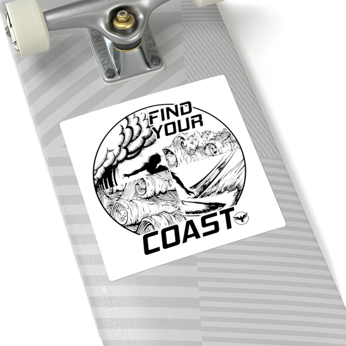 FYC Hiptitude Square Cut Durable Indoor/Outdoor Stickers FIND YOUR COAST  CO