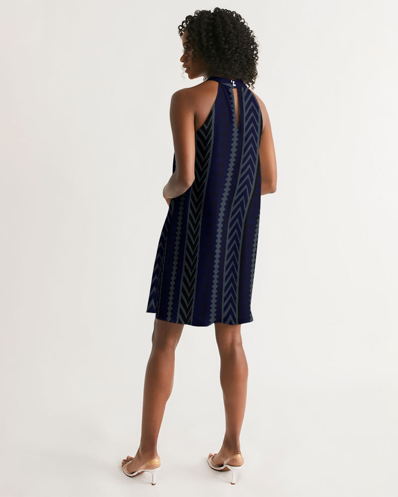 Find Your Coast One-Way Casual Halter Dress S Find Your Coast One-Way Casual Halter Dress S