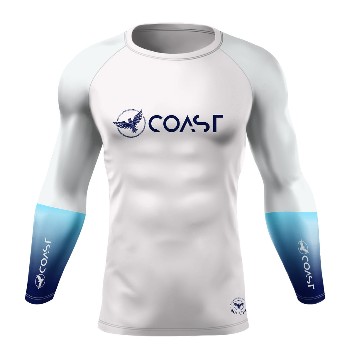 Men's Half Sleeve Performance Rash Guard UPF 40+ FIND YOUR COAST  CO