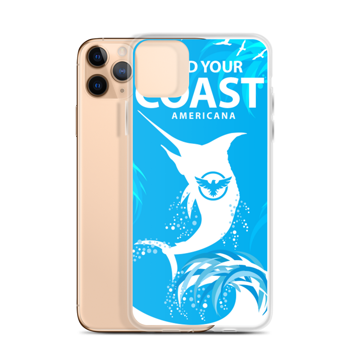 Find Your Coast® Americana Fishing iPhone Case