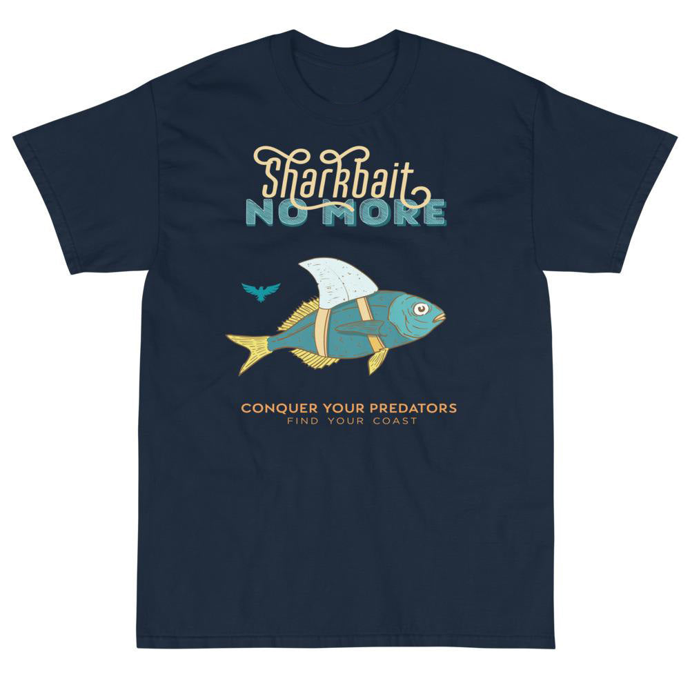 Men's Shark Bait No More Thick Cotton Short Sleeve Tees FIND YOUR COAST  CO